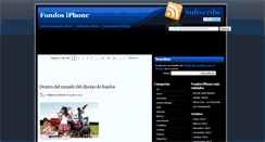Desktop Screenshot of fondos-iphone.es